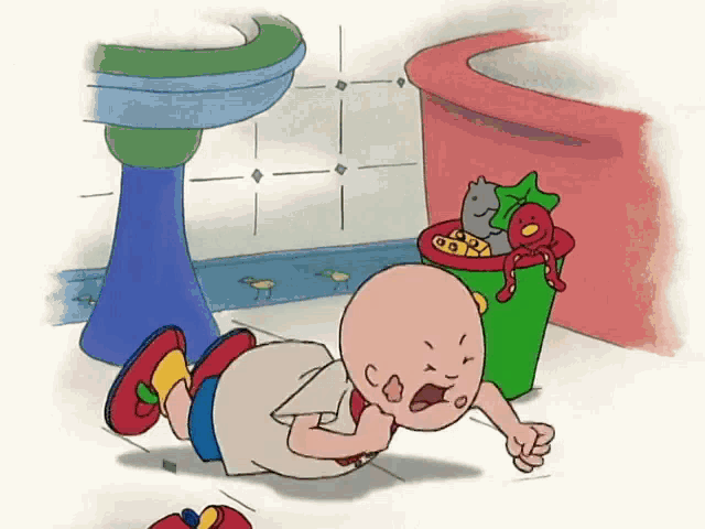 caillou temper tantrum 