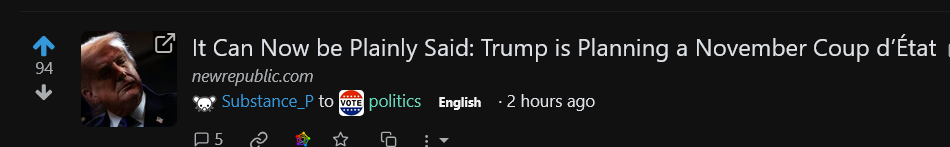 image of another lemmy post about Trump committing a coup