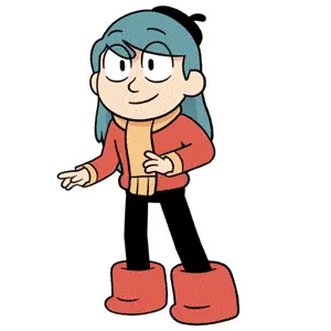 An animated image of the Hilda cheering!